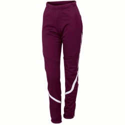Kvinners bukser Sportful Apex Lady WS Training Pant bordeaux-hvit
